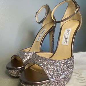 Jimmy Choo Sequin stilettos